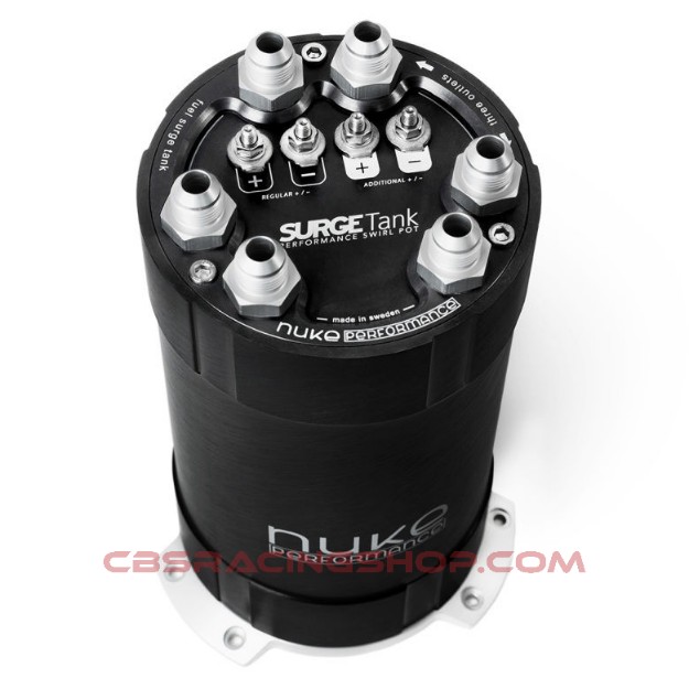 Afbeeldingen van Nuke 2G Fuel Surge Tank 3.0 liter for up to three internal fuel pumps