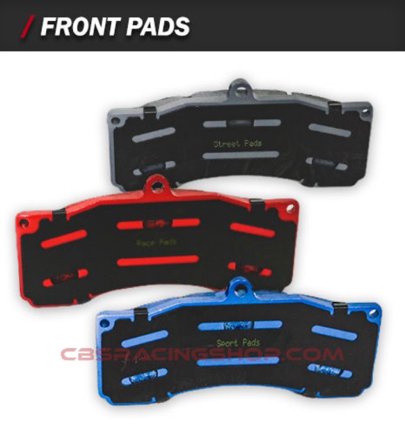 Afbeeldingen van FRONT: CBS Racing Brake Pads - Select Type