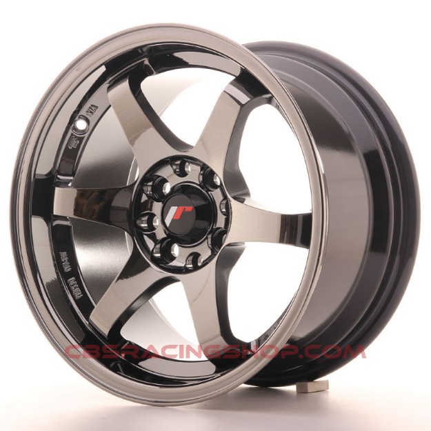 Picture of JR-Wheels JR3 Wheels Black Chrome 15 Inch 8J ET25 4x100/108