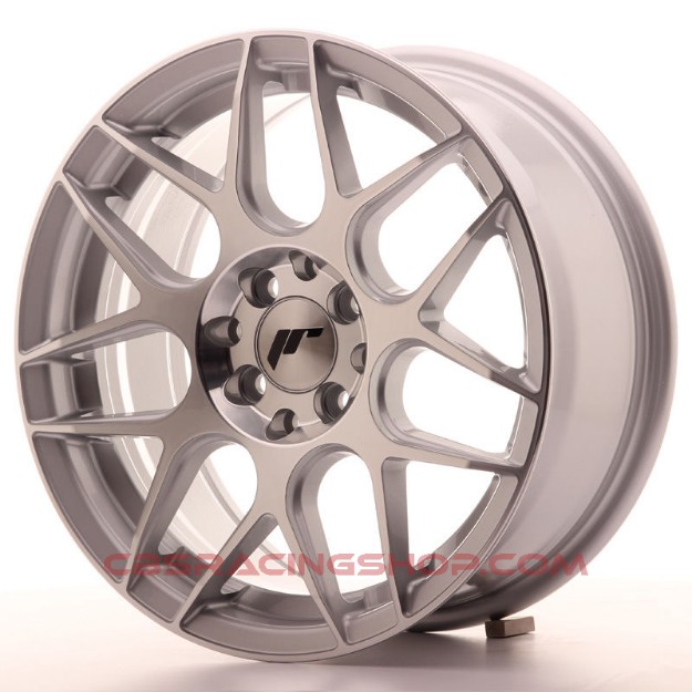 Image de JR-Wheels JR18 Wheels Machined Silver 16 Inch 7J ET35 4x100/4x114.3