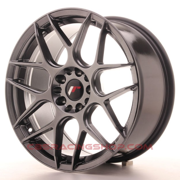 Picture of JR-Wheels JR18 Wheels Hyper Black 18 Inch 8.5J ET25 5x114.3/120