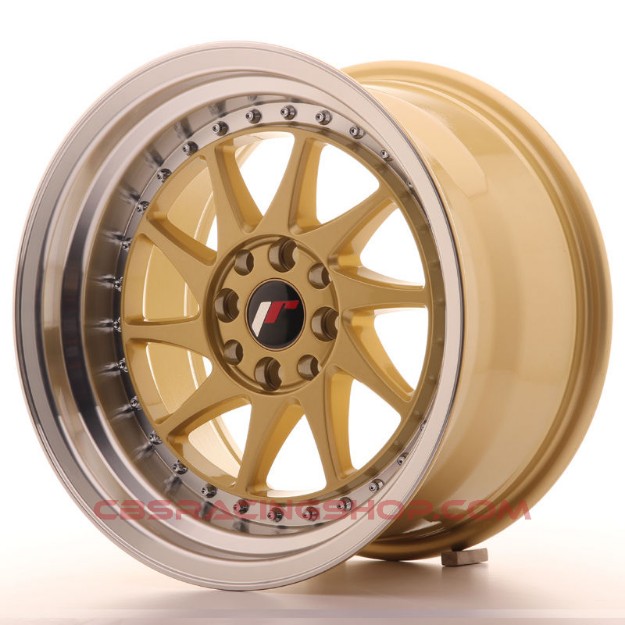 Picture of JR-Wheels JR26 Wheels Gold 16 Inch 9J ET20 4x100/108