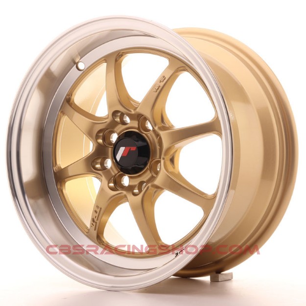 Picture of JR-Wheels TFII Wheels Gold 15 Inch 7.5J ET10 4x100/114.3