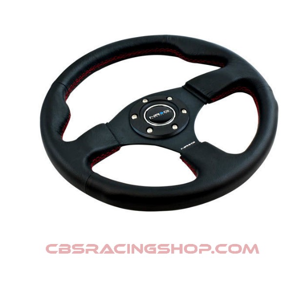NRG Steering Wheel 0mm Leather Black