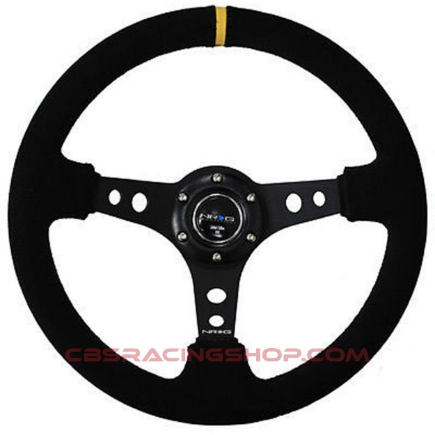 NRG Steering Wheel 76mm Suede Black