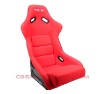 NRG Innovations Bucket Seats Suede,Fabric Red