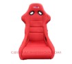 NRG Innovations Bucket Seats Suede,Fabric Red
