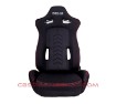 NRG Innovations The Arrow Adjustable Seats Black Racing Style