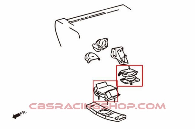 Lexus Sc400 Reinforced Engine Mount 