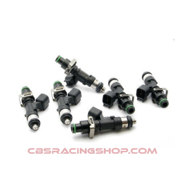 Afbeeldingen van Set of 6 DW 1000 cc/min injectors (part no. 17U-02-1000-6, high impedance) - Deatschwerks