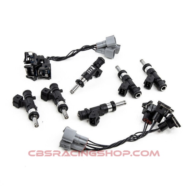 Bild von Set of 6 DW 600 cc/min injectors (part no. 17MX-11-0600-6) - Deatschwerks