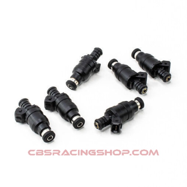 Afbeeldingen van Set of 6 DW 1000 cc/min injectors (part no. 42M-01-1000-6) - Deatschwerks