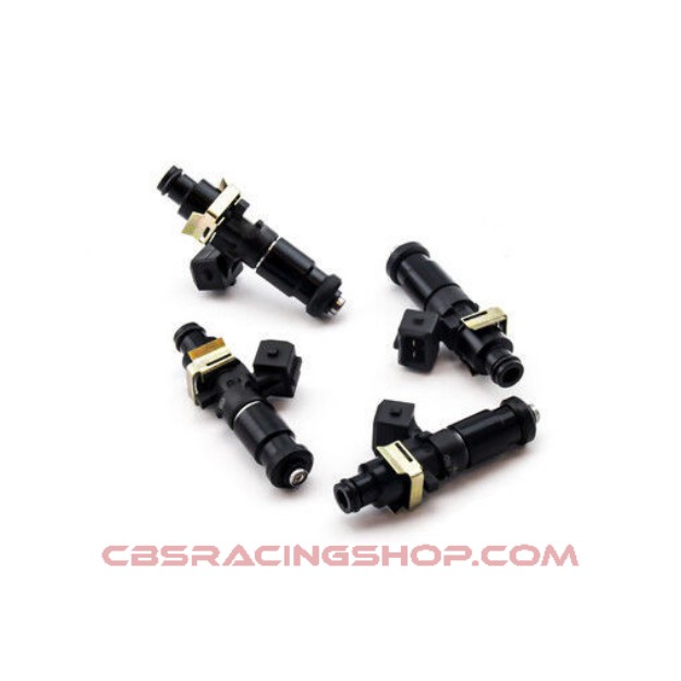 Afbeeldingen van Set of 4 DW 1200 cc/min injectors (part no. 16MX-05-1200-4) - Deatschwerks