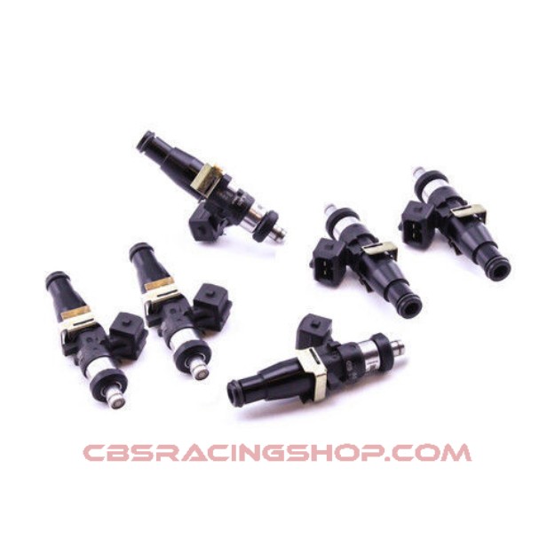 Afbeeldingen van Set of 6 DW 1500 cc/min injectors (part no. 16M-05-1500-6) - Deatschwerks