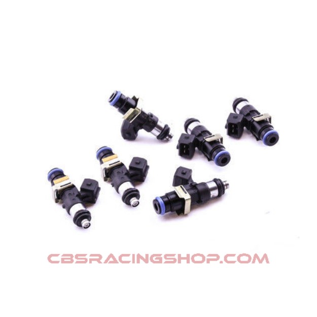 Afbeeldingen van Set of 6 DW 1500 cc/min injectors (part no. 16M-03-1500-6) - Deatschwerks