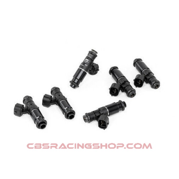 Afbeeldingen van Set of 6 DW 2200 cc/min injectors (part no. 16S-05-2200-6) - Deatschwerks