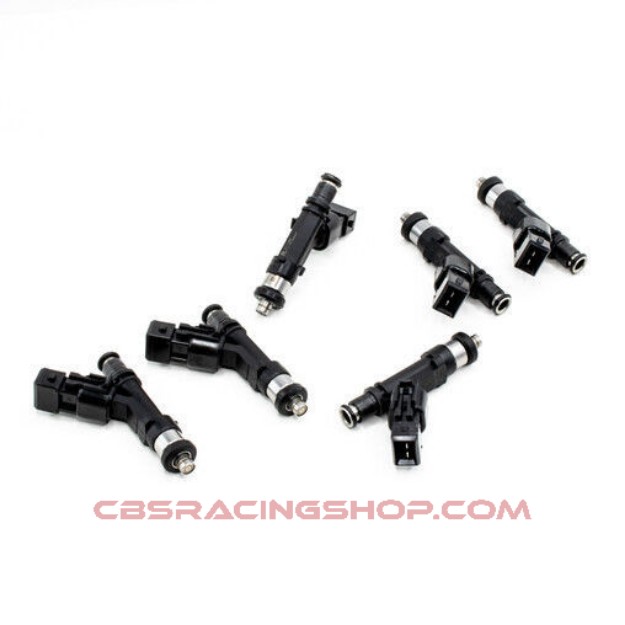 Afbeeldingen van Set of 6 DW 550 cc/min injectors (part no. 18U-02-0550-6) - Deatschwerks