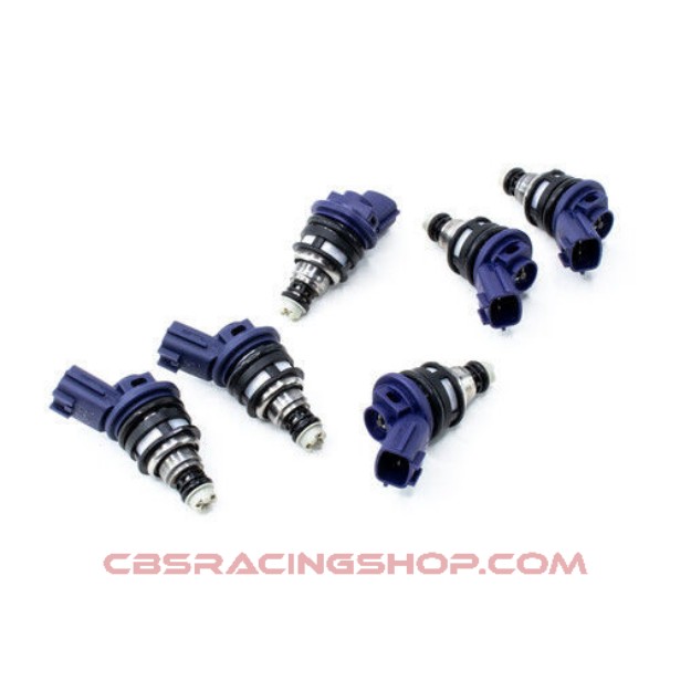 Picture of Set of 6 DW 740 cc/min injectors (part no. 01J-00-0740-6) - Deatschwerks