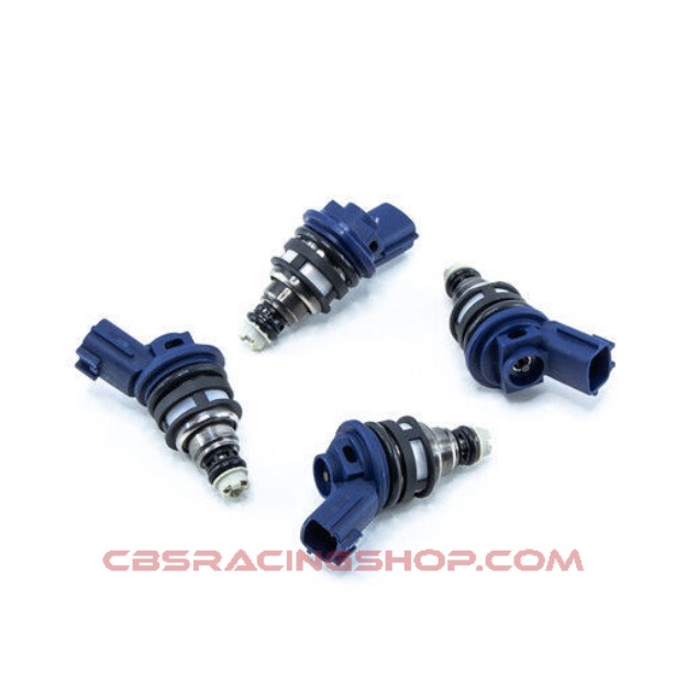 Afbeeldingen van Set of 4 DW 950 cc/min injectors (part no. 02J-01-0950-4) - Deatschwerks