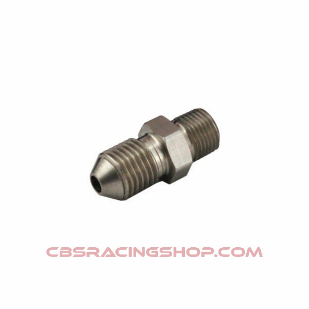 Afbeeldingen van 1/8" NPT to -4AN male - SS