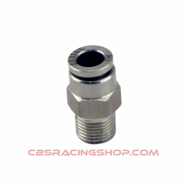 Bild von Pushloc Fitting Stainless Steel – 1/8″ NPT To 1/4″ PTC Straight