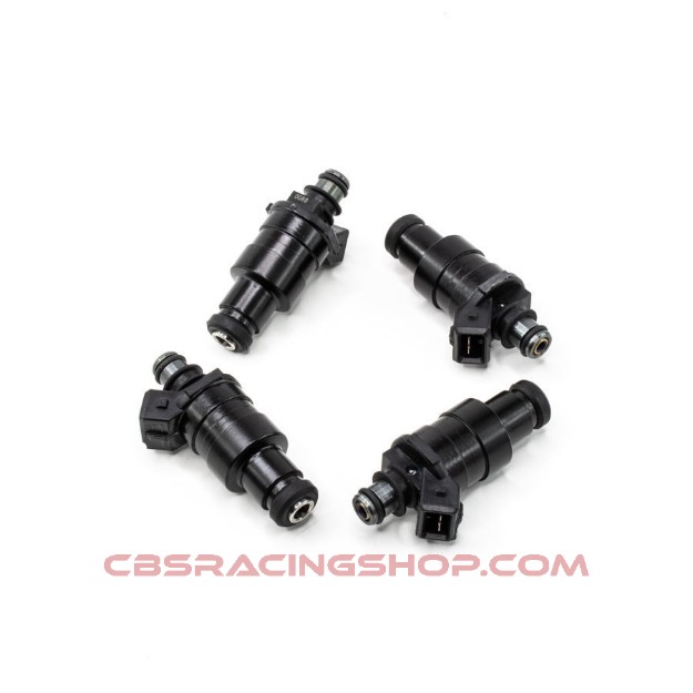 Afbeeldingen van Set 4 DW 1200 cc/min universal injectors (part no. 42M-11-1200-4) - Deatschwerks