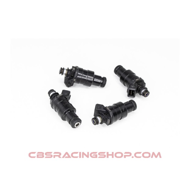 Afbeeldingen van Set of 4 DW 550 cc/min universal injectors (part no. 42M-11-0550-4) - Deatschwerks