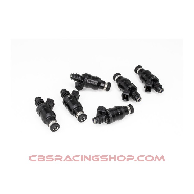 Picture of Set of 6 DW 1000 cc/min universal injectors (part no. 42M-11-1000-6) - Deatschwerks