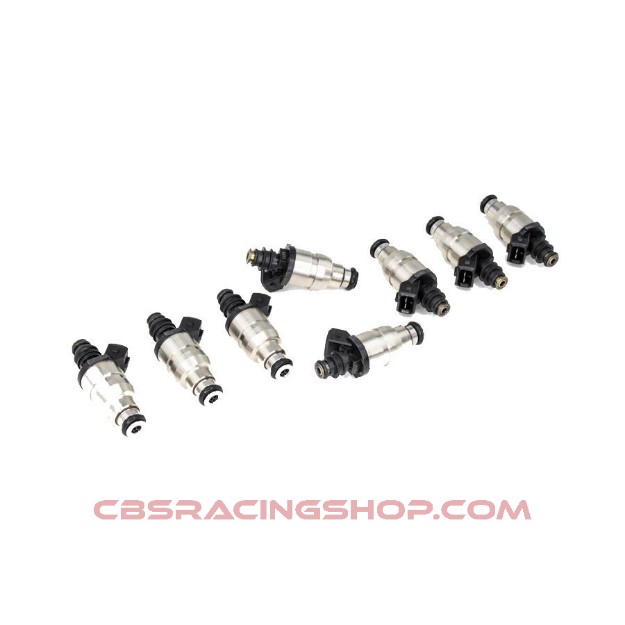 Picture of Set 8 DW 1800 cc/min universal injectors (part no. 42M-11-1800-8) - Deatschwerks