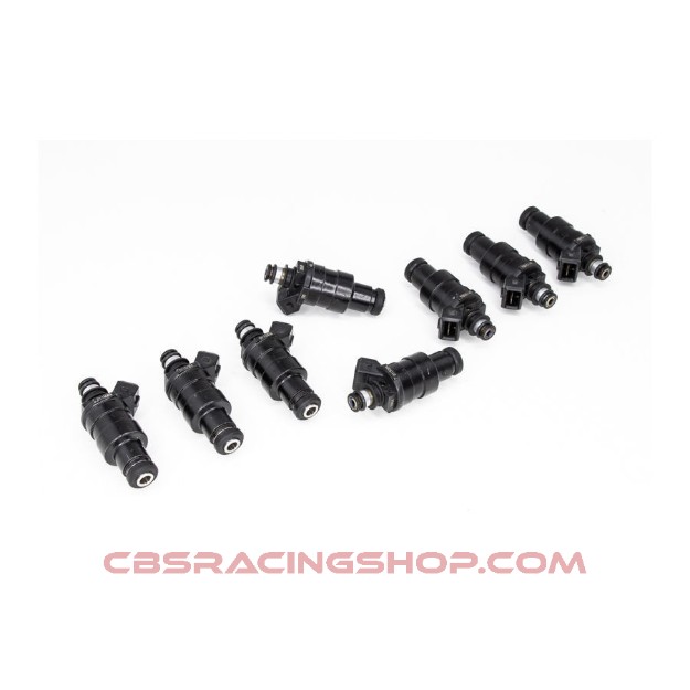 Picture of Set of 8 DW 550 cc/min universal injectors (part no. 42M-11-0550-8) - Deatschwerks