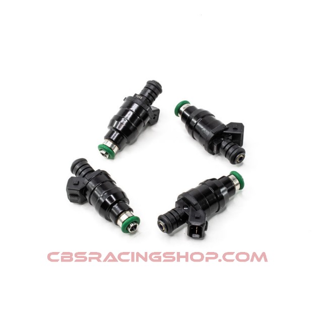 Afbeeldingen van Set 4 DW 1000 cc/min universal injectors (part no. 42M-14-1000-4) - Deatschwerks