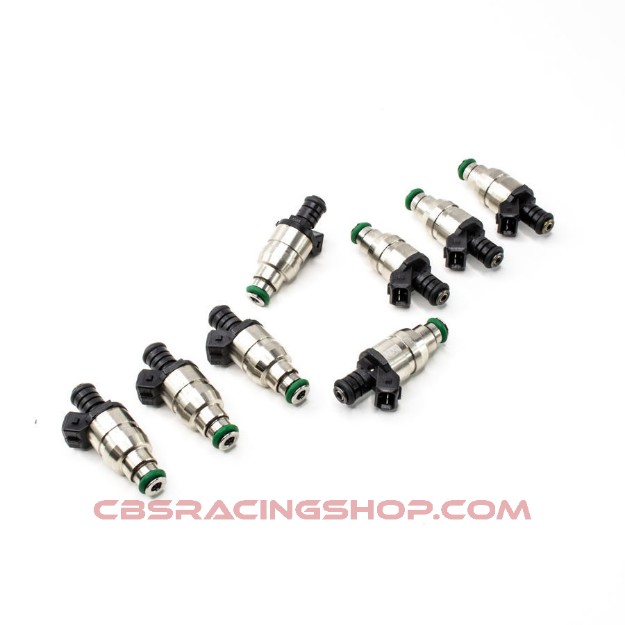 Bild von Set of 8 DW 1800 cc/min universal injectors (part no. 42M-14-1800-8) - Deatschwerks