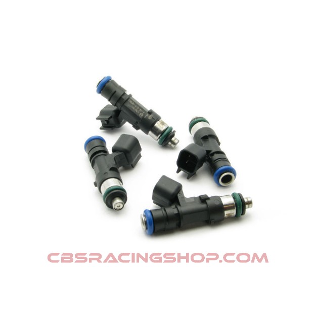 Afbeeldingen van Set of 4 Bosch 48mm EV14 750 cc/min universal injectors (part no. 17U-00-0072-4)