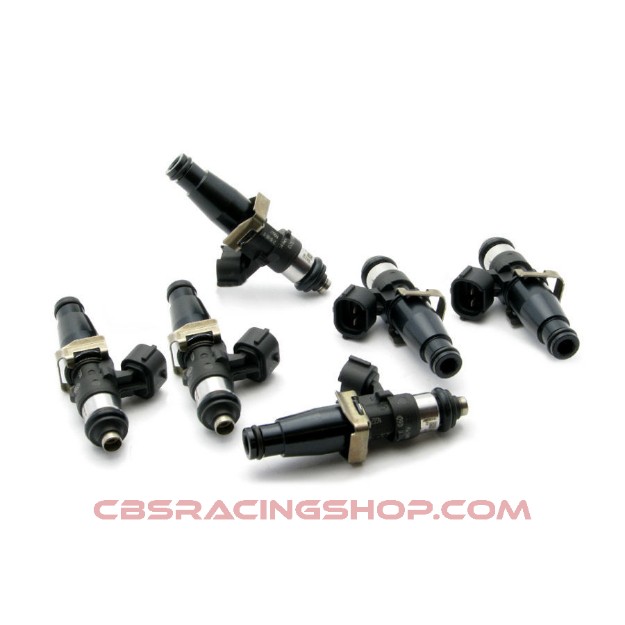 Afbeeldingen van Set of 6 Bosch EV14 2200 cc/min Long universal injectors (part no. 16S-11-2200-6)