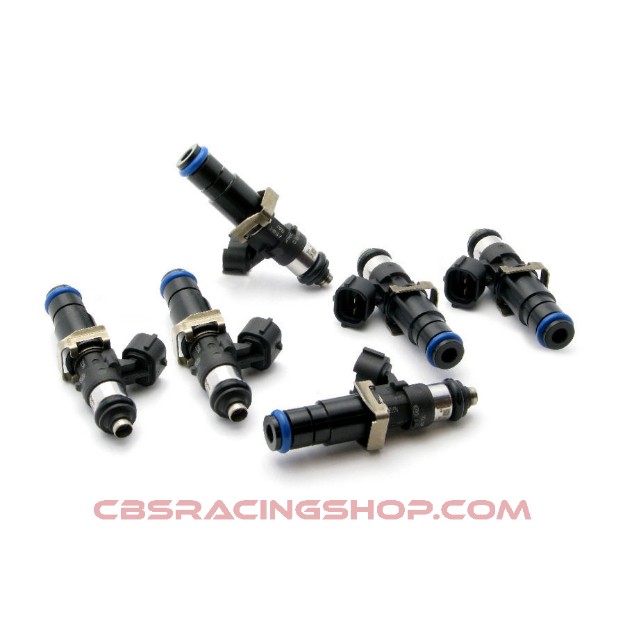 Image de Set of 6 Bosch EV14 2200 cc/min Long universal injectors (part no. 16S-13-2200-6)