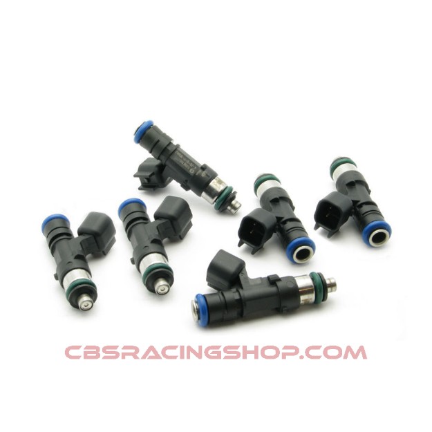 Billede af Set of 6 Bosch EV14 525 cc/min universal injectors (part no. 17U-00-0050-6)