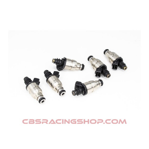 Afbeeldingen van Set of 6 DW 1800 cc/min universal injectors (part no. 42M-11-1800-6) - Deatschwerks