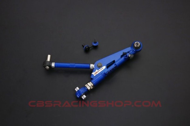 Bild von (240SX S14/S15) Front Adjustable Lower Control Arm+Stab. Link,V2 - Hardrace