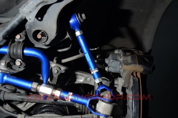 Afbeeldingen van (370Z/G37) Rear Traction Rod (Harden Rubber) - Hardrace