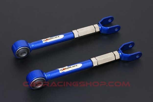 Afbeeldingen van (R35 GTR) Rear Traction Rod - Super Strong (Harden Rubber) - Hardrace