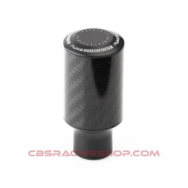Afbeeldingen van 65mm Cavernous Carbon 40, Glossy finish Gear Knob - Nuke Performance