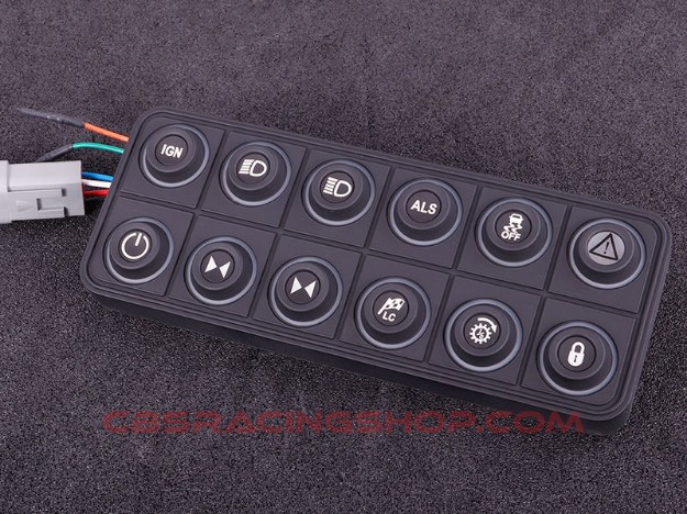 Afbeeldingen van CAN keypad (12 keys) multi color LED - MaxxECU