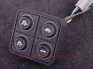 Picture of CAN keypad (4 keys) multi color LED - MaxxECU