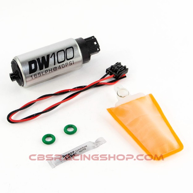 Picture of 165lph In-Tank Fuel Pump W/ 9-1006 Install Kit - Deatschwerks