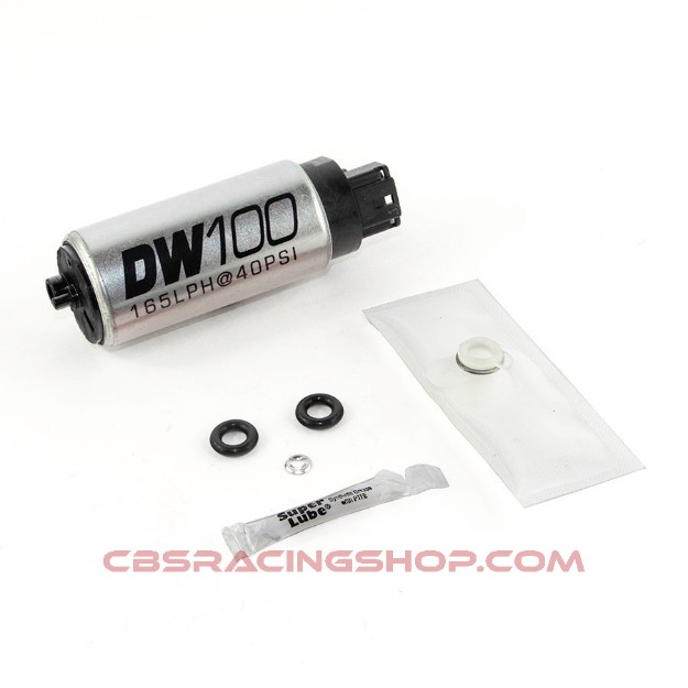 Picture of 165lph In-Tank Fuel Pump W/ 9-1007 Install Kit - Deatschwerks