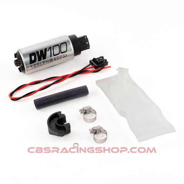 Picture of 165lph In-Tank Fuel Pump W/ 9-1024 Install Kit - Deatschwerks