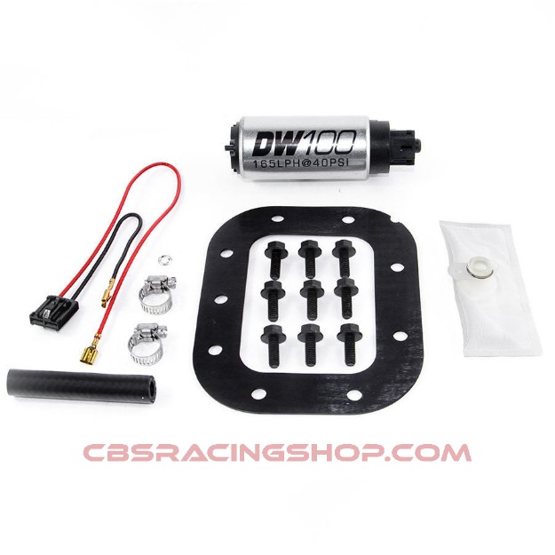 Afbeeldingen van 165lph In-Tank Fuel Pump W/ 9-1027 Install Kit - Deatschwerks