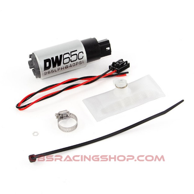 Bild von 265lph Compact Fuel Pump W/ 9-1030 Install Kit - Deatschwerks