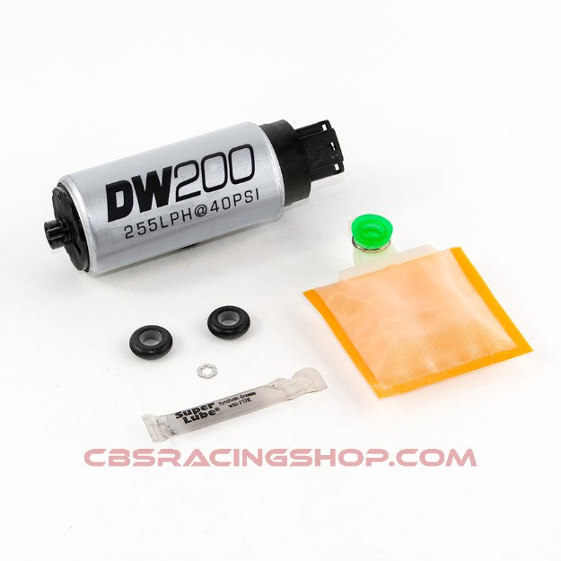 Picture of 255lph In-Tank Fuel Pump W/ 9-1004 Install Kit - Deatschwerks