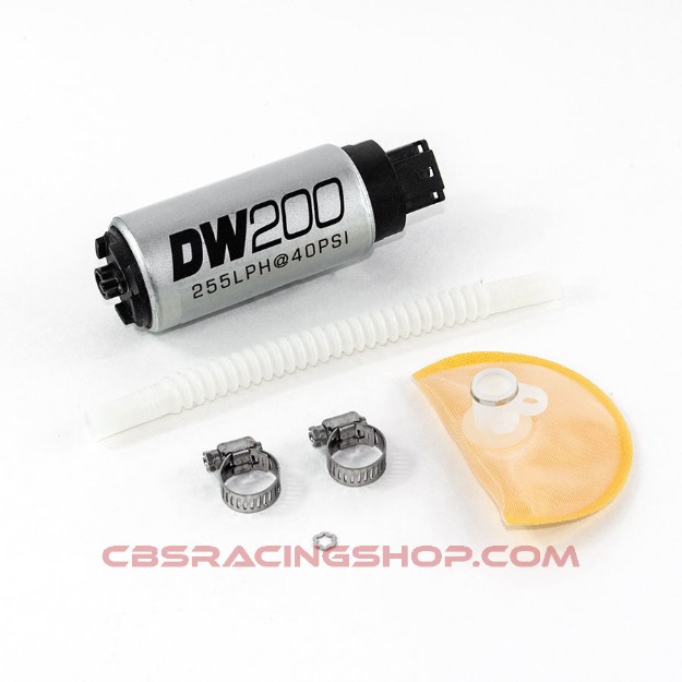 Picture of 255lph In-Tank Fuel Pump W/ 9-1019 Install Kit - Deatschwerks